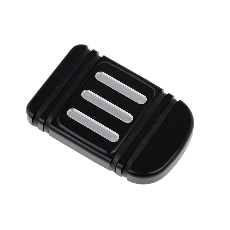 Motorkerékpár CNC nagy fékpedálbetét burkolat fekete/króm lábtartók lábtartó pedál Harley Softail Touring Dyna Road King Glide számára