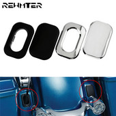 Motorkerékpár antenna lyuk kiemelő kitöltő burkolat ABS fekete/króm Harley Touring Street Glide 2006-2019 Road Glide 2010-19
