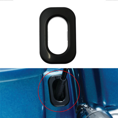 Motorkerékpár antenna lyuk kiemelő kitöltő burkolat ABS fekete/króm Harley Touring Street Glide 2006-2019 Road Glide 2010-19