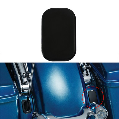 Motorkerékpár antenna lyuk kiemelő kitöltő burkolat ABS fekete/króm Harley Touring Street Glide 2006-2019 Road Glide 2010-19