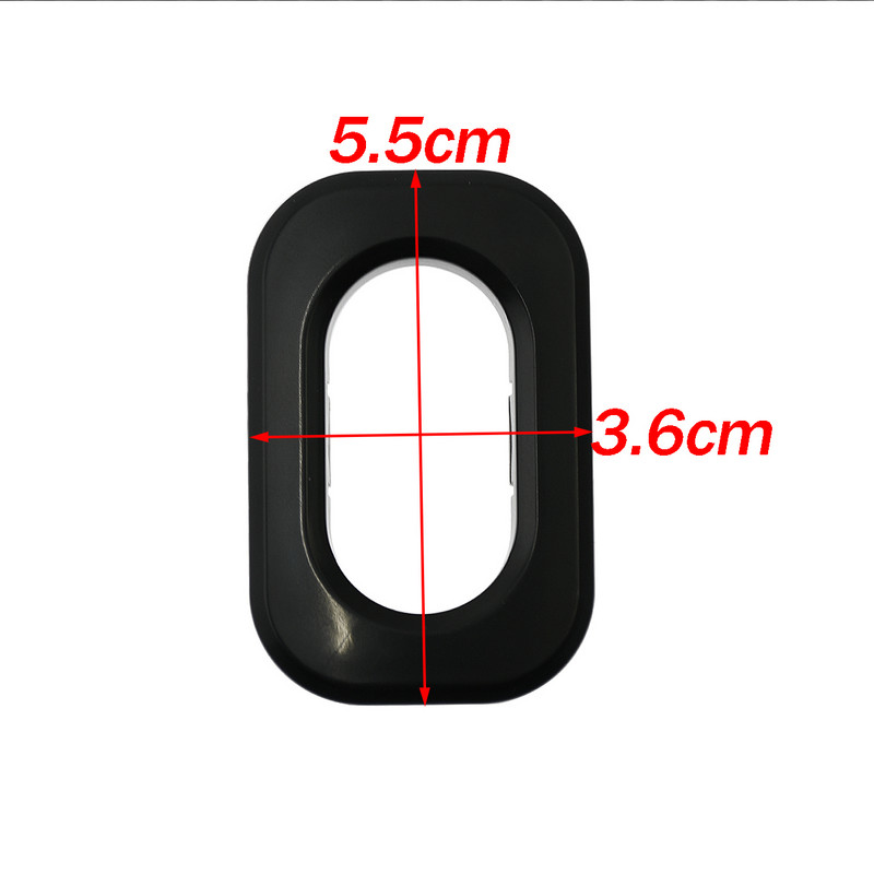 Motorkerékpár antenna lyuk kiemelő kitöltő burkolat ABS fekete/króm Harley Touring Street Glide 2006-2019 Road Glide 2010-19