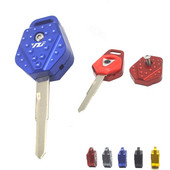 Pre Yamaha YZF R15 R1 R25 R125 R3 R6 YZF600 R1M Dekorácia krytu kľúčov Modifikácia motocykla Ochranný kryt z hliníkovej zliatiny pre kľúče Yamaha YZF R15 R1 R25 R125 R3 R6 YZF600 R1M