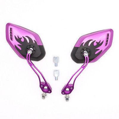 Personalizirana aluminijska legura u boji Univerzalni retrovizor za motocikle Ogledalo za skuter Ogledalo Dodaci za modifikaciju motocikla