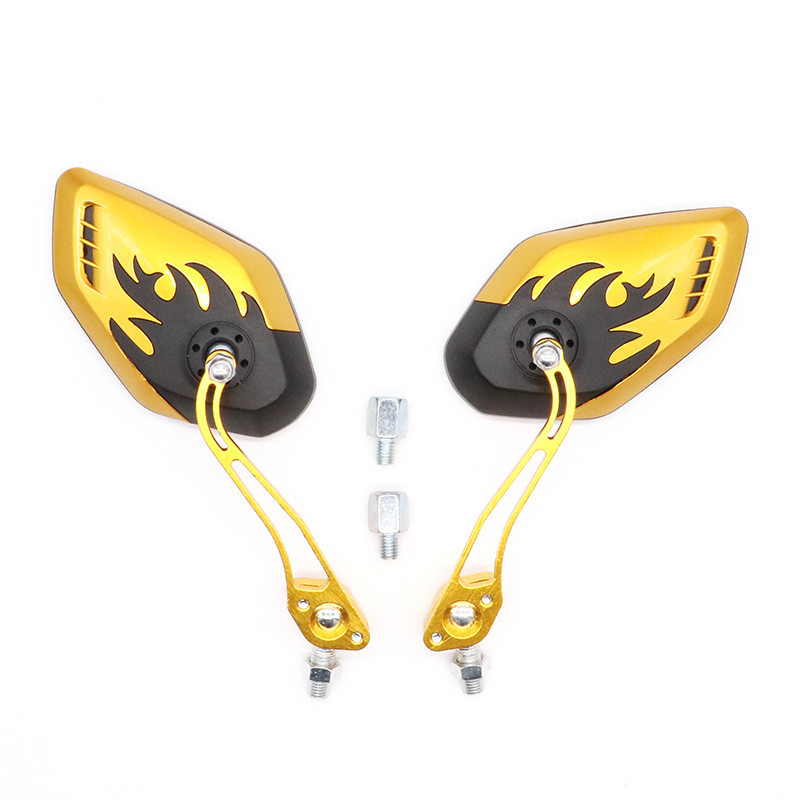 Personalizirana aluminijska legura u boji Univerzalni retrovizor za motocikle Ogledalo za skuter Ogledalo Dodaci za modifikaciju motocikla