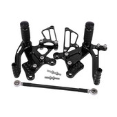 KAWASAKI NINJA ZX6R ZX-6R ZX 6R 2009-2017 2016 jaoks Mootorratta CNC reguleeritavad jalapulgad Tagakomplekti pedaalide tugi, tagaseina tallapulgad