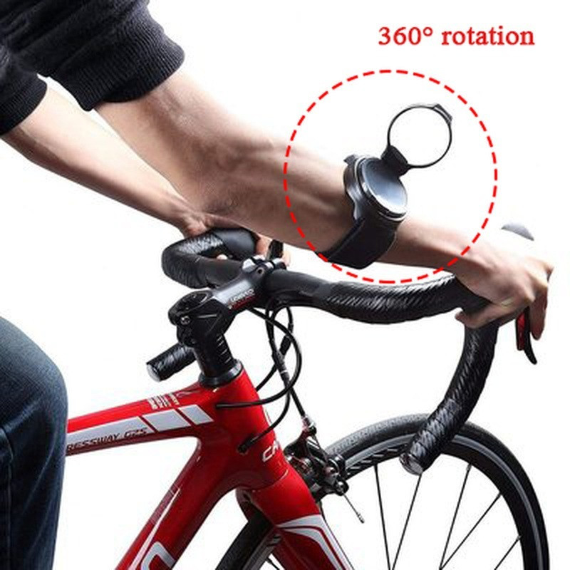 Spätné zrkadlo na bicykel, popruh na zápästie, zrkadlo na bicykli, otočné o 360 stupňov, popruh na zápästie, príslušenstvo na jazdu