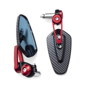 2022. aasta uue mootorratta tahavaatepeegli süsinikkiust mustriga juhtraua peegli modifitseeritud ümberpööratud tagapeegli mootorratta tarvikud