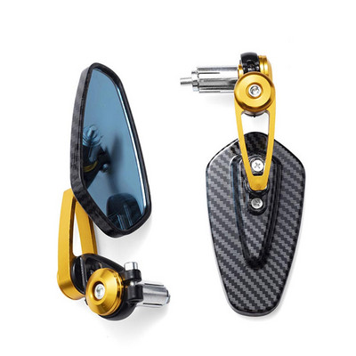 2022. aasta uue mootorratta tahavaatepeegli süsinikkiust mustriga juhtraua peegli modifitseeritud ümberpööratud tagapeegli mootorratta tarvikud