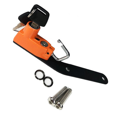 6 spalvų motociklo šalmo užraktas, apsaugantis nuo vagystės su raktais, aliuminio lydinio, tinka SUZUKI GSX-R1000/R L7 GSXR1000 2017 2018 2019 m.