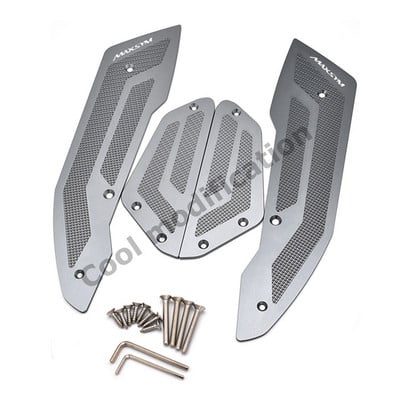 Alkalmas SYM Maxsym400 SYM400 2021 motorkerékpárhoz módosított CNC alumínium ötvözet csúszásgátló pedál lábtartó deszka lábpárnájához