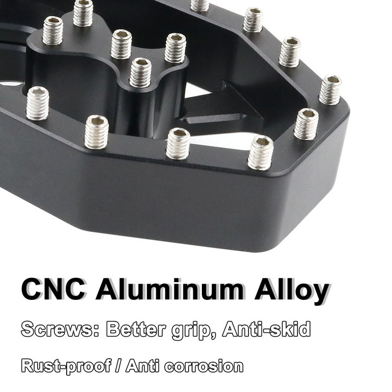 Stúpačky Adventure pre Suzuki DR250 1990-1995 DR350 1990-1999 DR650 1996-2023 CNC zväčšené opierky nôh, široké, hrubé, pedále