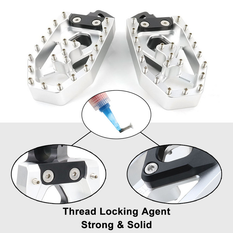 Stúpačky Adventure pre Suzuki DR250 1990-1995 DR350 1990-1999 DR650 1996-2023 CNC zväčšené opierky nôh, široké, hrubé, pedále