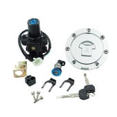 Motorkerékpár gyújtáskapcsoló gázsapka burkolat Kulcszár készlet Honda Hornet 250 VTR VTR250 CB600F 599 1998-2002 99-01 Hornet250 CB250