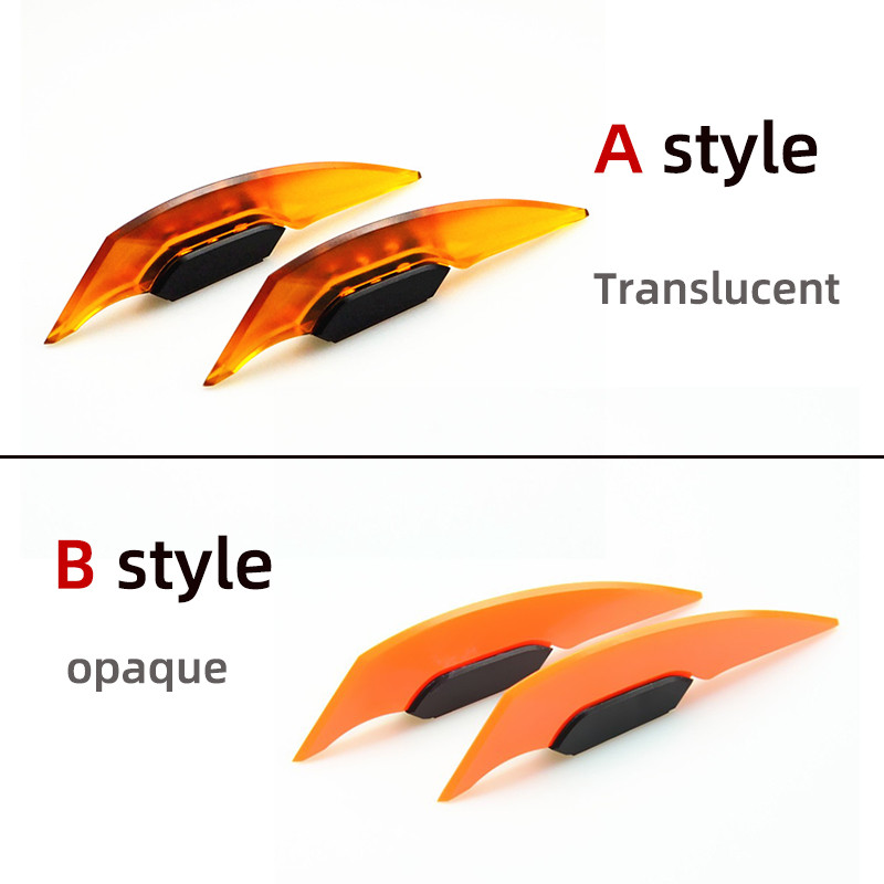 Мотоциклетна електрическа кола Декоративен стикер за каросерията С форма на нокът Фиксирано вятърно крило Защитна подложка против сблъсък Универсални аксесоари