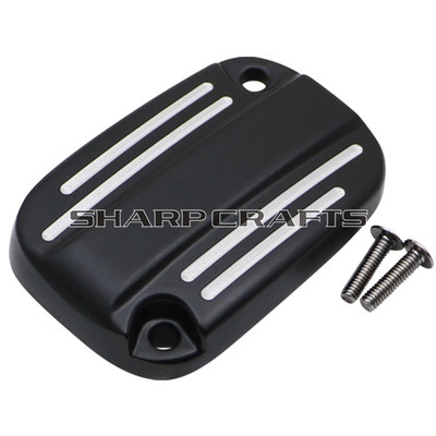 Króm motorkerékpár fékfolyadék tartály főfékhenger burkolat Harley Touring V-Rod Street Electra Glide Road King 2007-2015