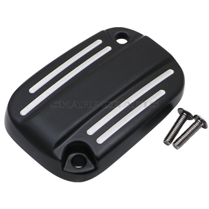 Króm motorkerékpár fékfolyadék tartály főfékhenger burkolat Harley Touring V-Rod Street Electra Glide Road King 2007-2015