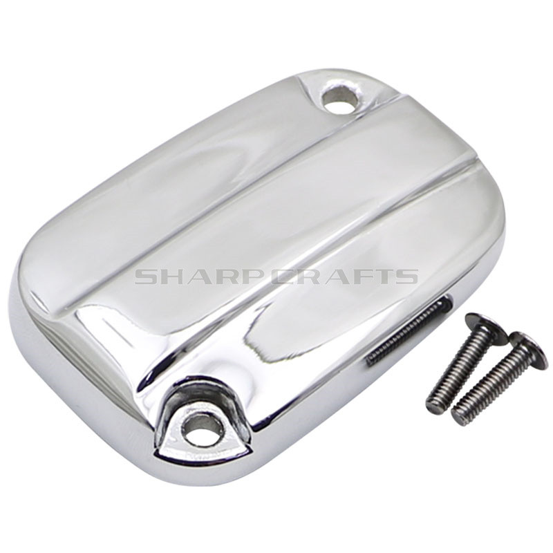Króm motorkerékpár fékfolyadék tartály főfékhenger burkolat Harley Touring V-Rod Street Electra Glide Road King 2007-2015