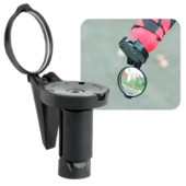 Jalgratta tahavaatepeegli juhtraua kukkumisvarda kinnitus jalgratas 360 pöörlev lainurk modifitseeritud peegel akrüül kumer peegli helkur