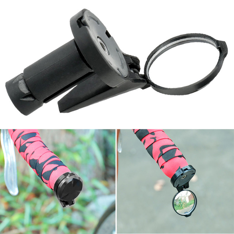 Jalgratta tahavaatepeegli juhtraua kukkumisvarda kinnitus jalgratas 360 pöörlev lainurk modifitseeritud peegel akrüül kumer peegli helkur