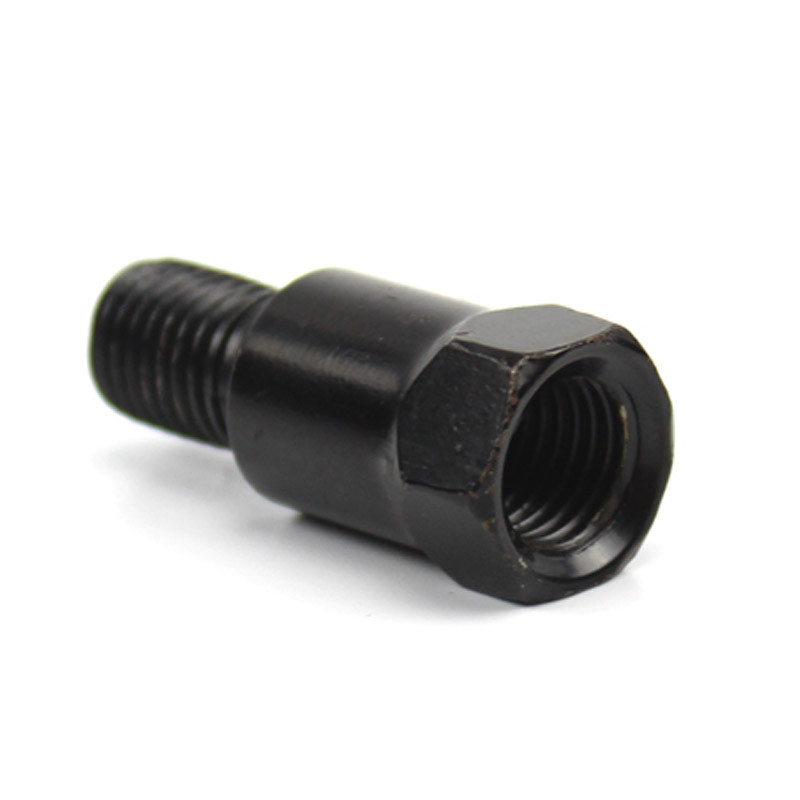 1 paar musta hõbedast mootorratta tagumise peegli adaptereid M10 10 mm päripäeva vastupäeva paremale vasakpoolse keermega Vahetuskruvi