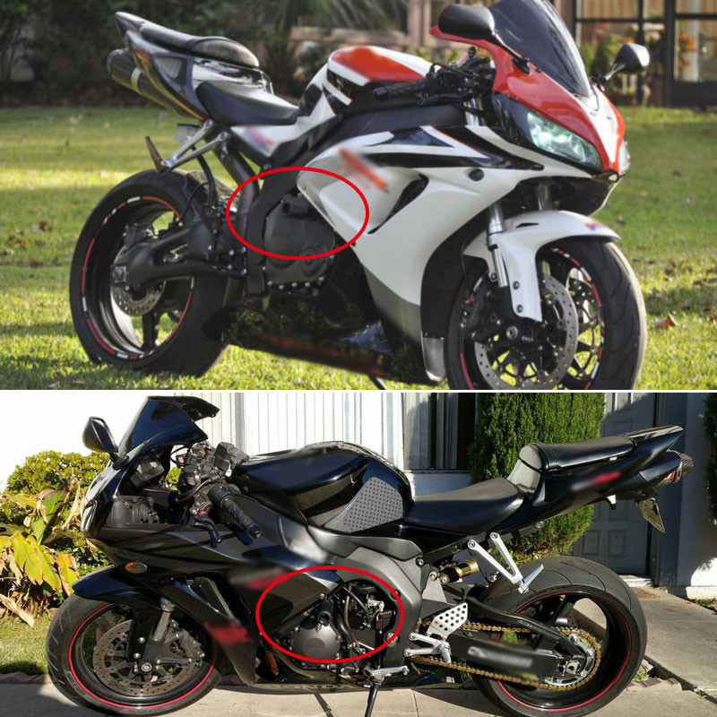 For Honda CBR1000RR CBR 1000RR 1000 RR 2006 2007 Mootorratta must/süsinikraami liugurid Mootoripadja kukkumiskaitse