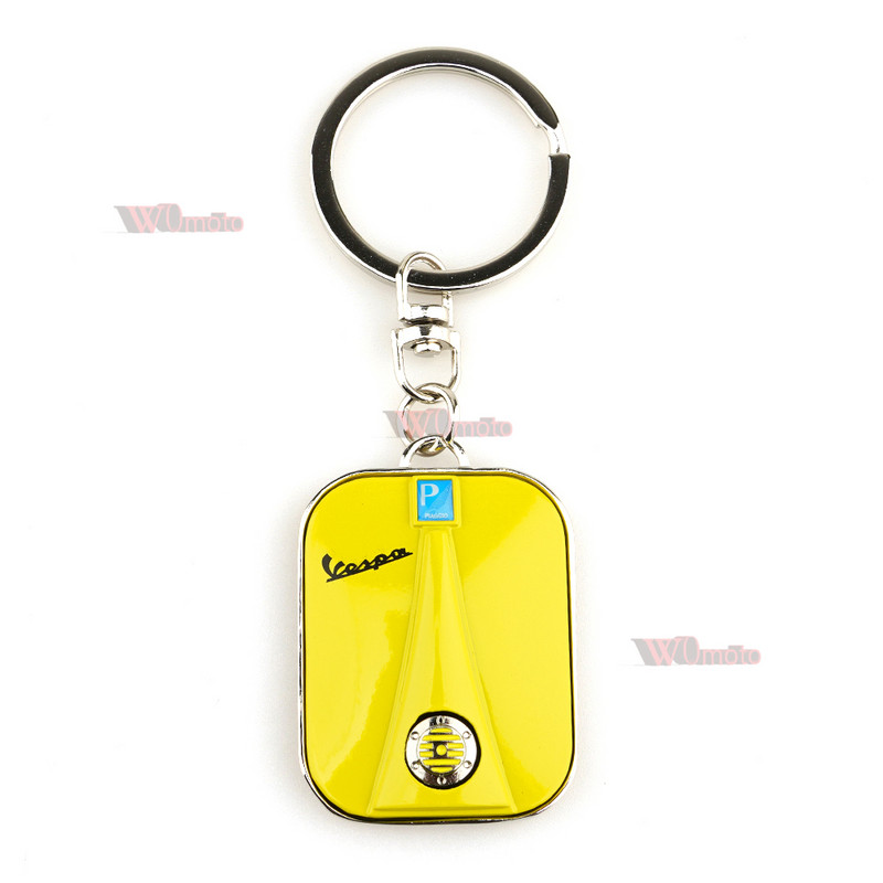 Piaggio Vespa rolleritarvikute jaoks Sprint Primavera 50 150 150S 946 jne Kroomitud mootorratta võtmehoidja võtmehoidja logoga "Vespa"