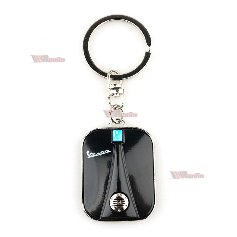 Piaggio Vespa rolleritarvikute jaoks Sprint Primavera 50 150 150S 946 jne Kroomitud mootorratta võtmehoidja võtmehoidja logoga "Vespa"