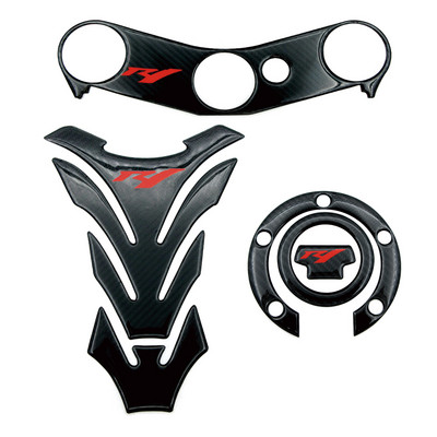 За Yamaha YZFR1 YZF R1 YZF1000 2002 2003 2004 2005 2006 Стикери Нефт Газ Резервоар за гориво Подложка Стикери Протектор Мотоциклет с тройна скоба