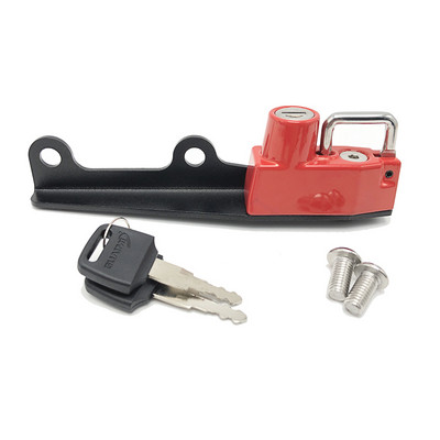 V4 kiivri lukk 2 võtmega, kinnituskonksupoolne vargusvastane turvalisus Ducati Panigale V4 / S 2018 mootorrattatarvikutele