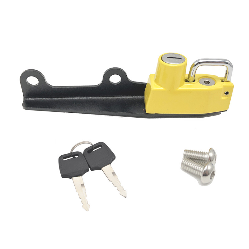 V4 kiivri lukk 2 võtmega, kinnituskonksupoolne vargusvastane turvalisus Ducati Panigale V4 / S 2018 mootorrattatarvikutele