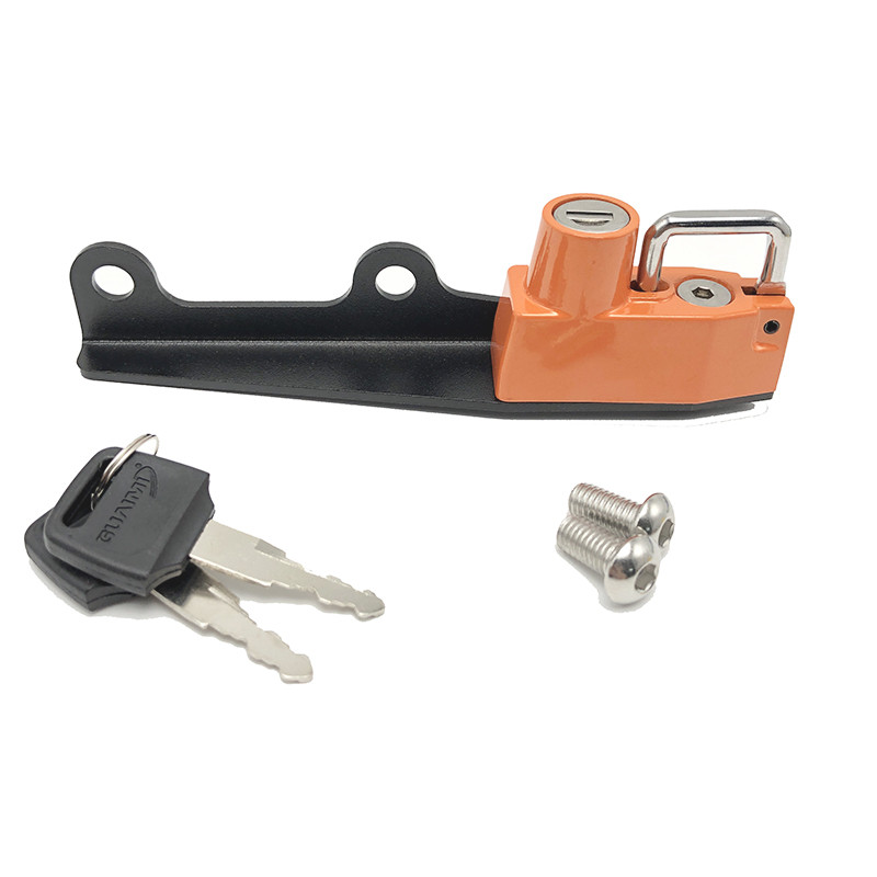 V4 kiivri lukk 2 võtmega, kinnituskonksupoolne vargusvastane turvalisus Ducati Panigale V4 / S 2018 mootorrattatarvikutele