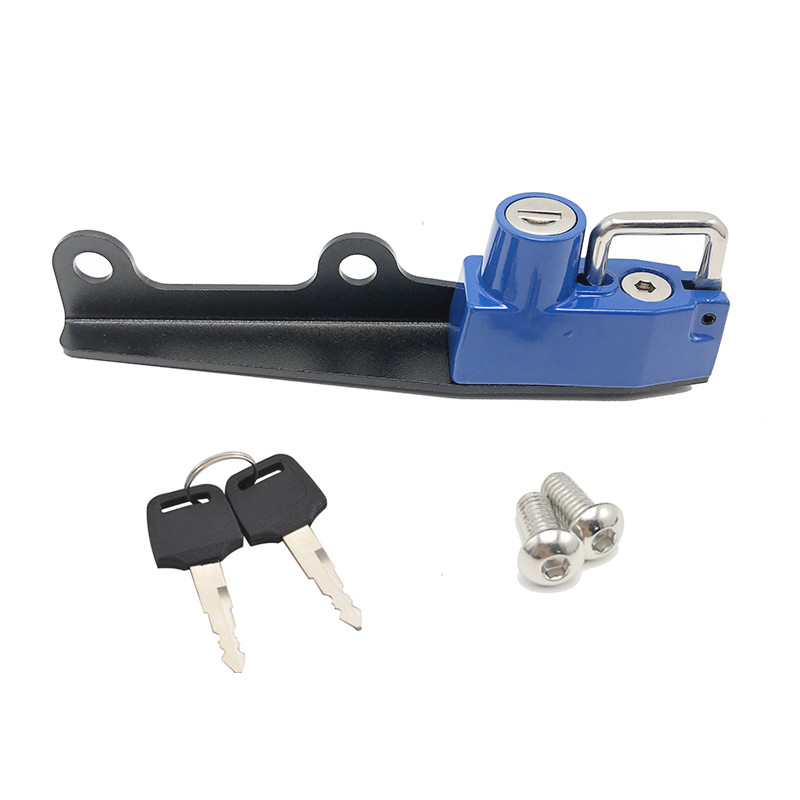 V4 kiivri lukk 2 võtmega, kinnituskonksupoolne vargusvastane turvalisus Ducati Panigale V4 / S 2018 mootorrattatarvikutele