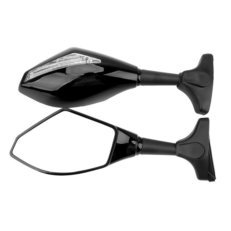 Integreeritud küljepeeglid tahavaatepeegel Mootorratta tarvikud Mootorratta LED-suunatulepeeglid Paar pöördeindikaatorid