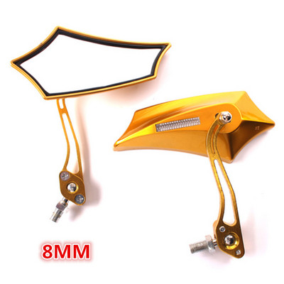 színes matrica motoros oldalsó tükrök univerzális 10MM 8MM motoros visszapillantó tükör Vespa GTS250 946 GTS 300ie moto tükrökhöz