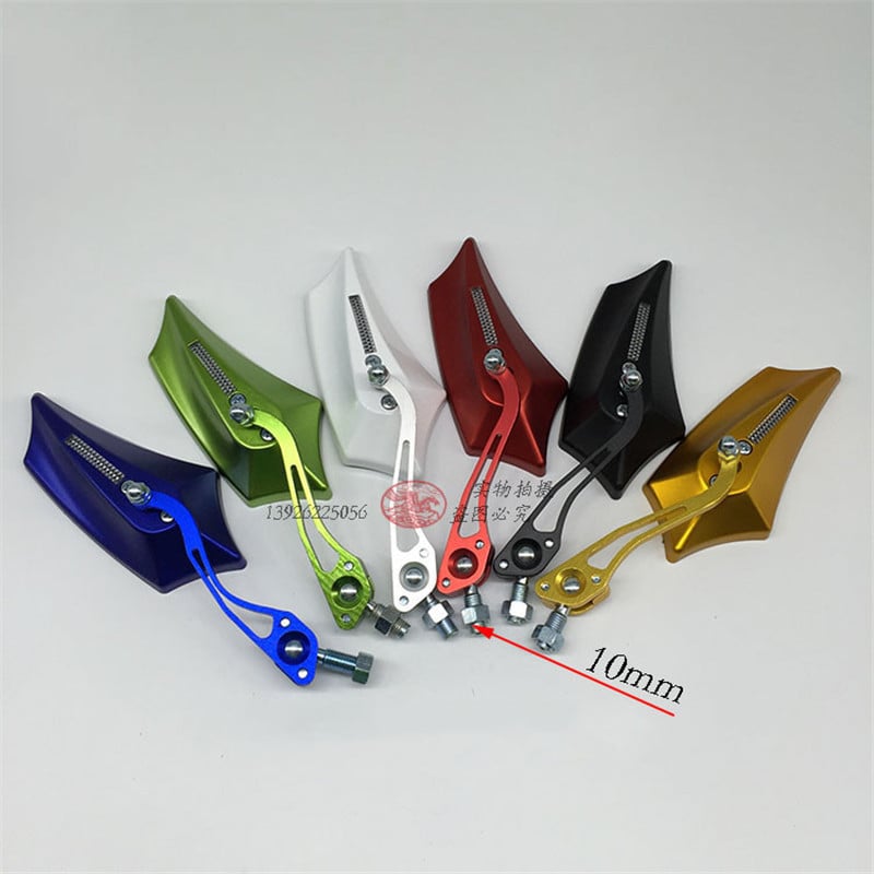 színes matrica motoros oldalsó tükrök univerzális 10MM 8MM motoros visszapillantó tükör Vespa GTS250 946 GTS 300ie moto tükrökhöz