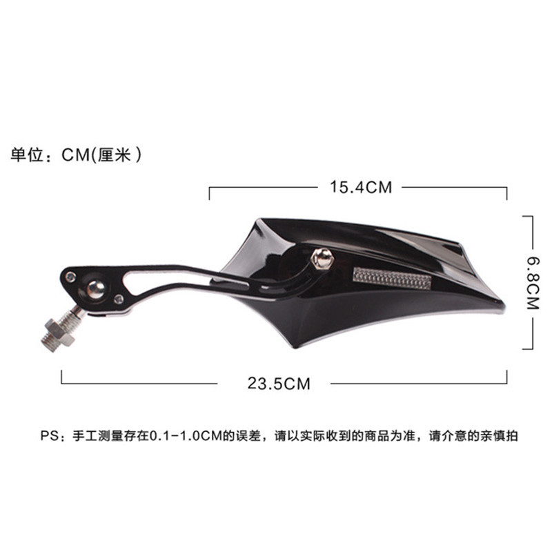 színes matrica motoros oldalsó tükrök univerzális 10MM 8MM motoros visszapillantó tükör Vespa GTS250 946 GTS 300ie moto tükrökhöz