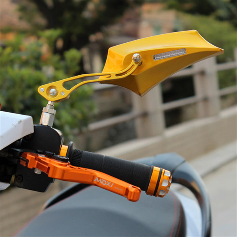 színes matrica motoros oldalsó tükrök univerzális 10MM 8MM motoros visszapillantó tükör Vespa GTS250 946 GTS 300ie moto tükrökhöz