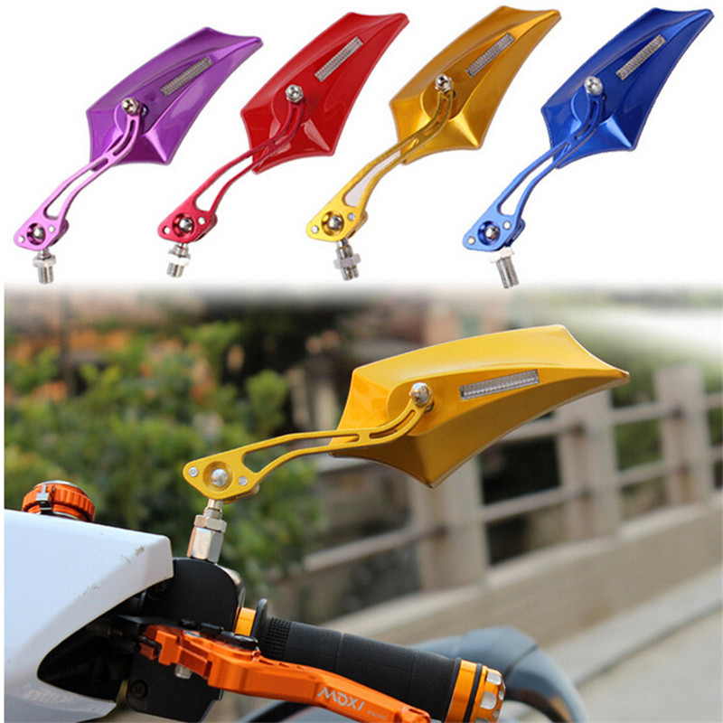 színes matrica motoros oldalsó tükrök univerzális 10MM 8MM motoros visszapillantó tükör Vespa GTS250 946 GTS 300ie moto tükrökhöz