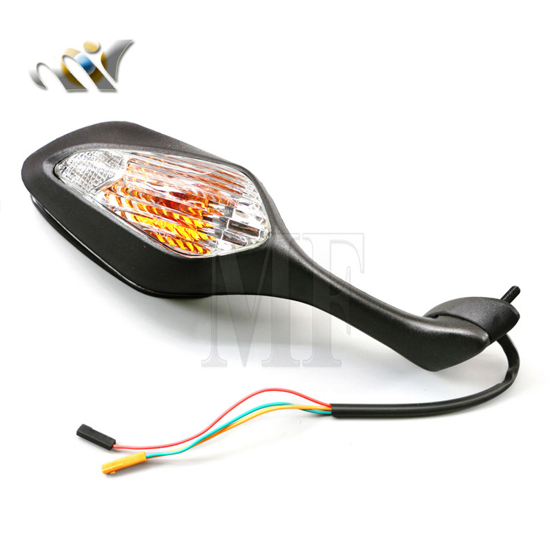 Pre motocykle Honda CBR1000RR CBR 1000RR 2008-2013 VFR1200 VFR 1200 pár spätných LED smerových svetiel, bočné zrkadlá, čierne