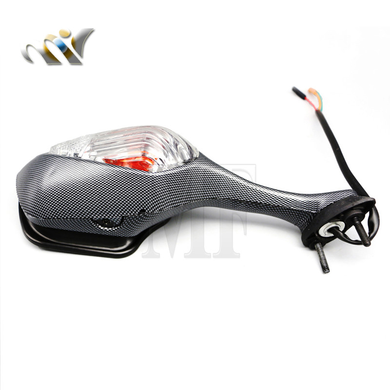 Pre motocykle Honda CBR1000RR CBR 1000RR 2008-2013 VFR1200 VFR 1200 pár spätných LED smerových svetiel, bočné zrkadlá, čierne