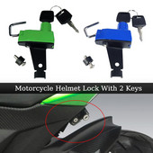 Pentru KAWASAKI Z125 Blocare cască Cârlig de montare din aliaj de aluminiu Securitate antifurt cu 2 chei Z 125 2016-2021 2019 2020 Motocicletă