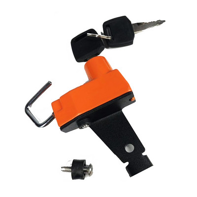 Pentru KAWASAKI Z125 Blocare cască Cârlig de montare din aliaj de aluminiu Securitate antifurt cu 2 chei Z 125 2016-2021 2019 2020 Motocicletă