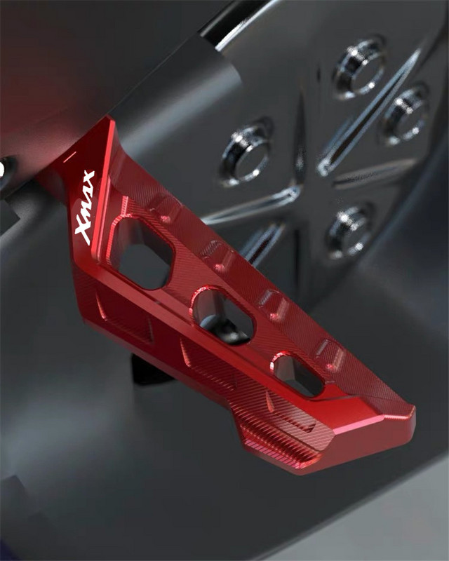 Pre motocykle YAMAHA XMAX 125 250 300 400, príslušenstvo, opierka nôh pre spolujazdca vzadu, kolíky na opierku nôh pre zadné pedále, protišmykové pedále.