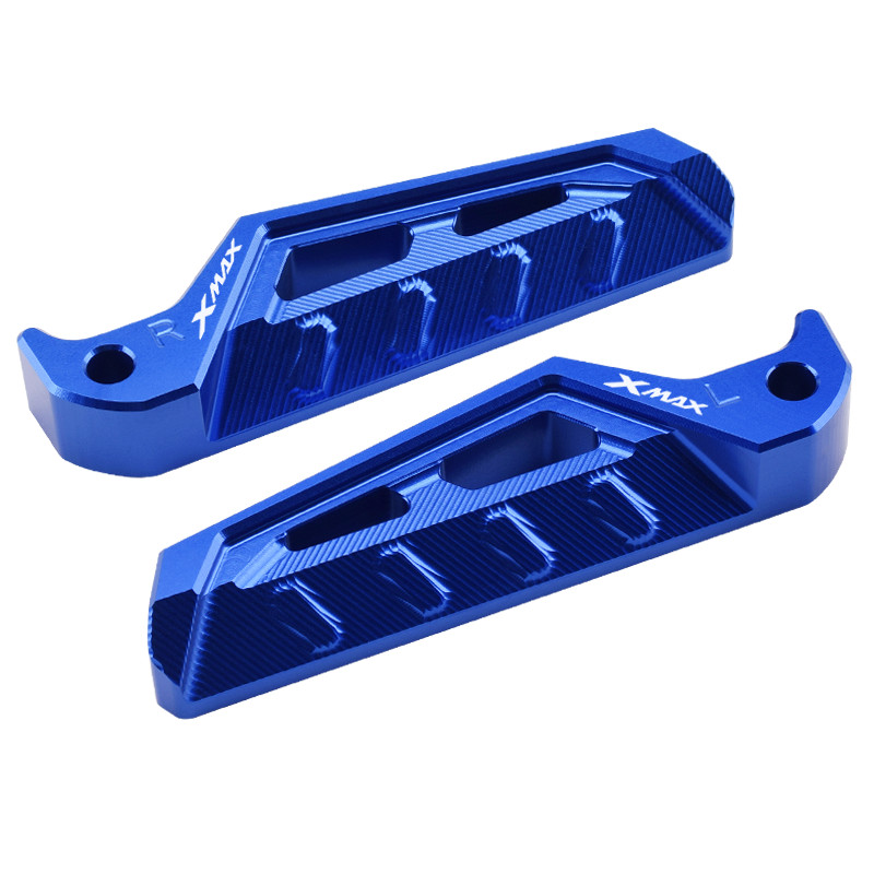 Pre motocykle YAMAHA XMAX 125 250 300 400, príslušenstvo, opierka nôh pre spolujazdca vzadu, kolíky na opierku nôh pre zadné pedále, protišmykové pedále.