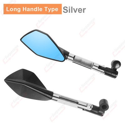 Nastaviteľné spätné zrkadlo na riadidlá motocykla, CNC hliníkové zliatiny, elektrické kolobežky, spätné zrkadlo, bočné zrkadlá, príslušenstvo