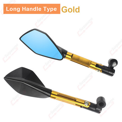 Nastaviteľné spätné zrkadlo na riadidlá motocykla, CNC hliníkové zliatiny, elektrické kolobežky, spätné zrkadlo, bočné zrkadlá, príslušenstvo