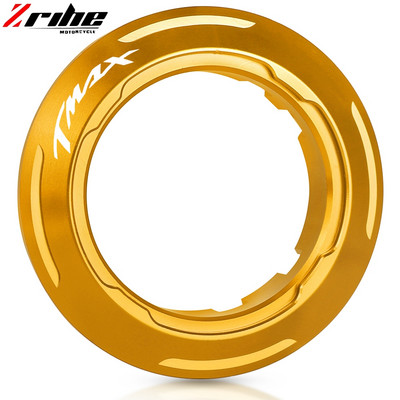 Αξεσουάρ μοτοσυκλέτας CNC Αλουμίνιο Ignition Key Switch Protector Ring For Yamaha TMAX TMAX530 TMAX 530 T-MAX 530 2013 2014 2015
