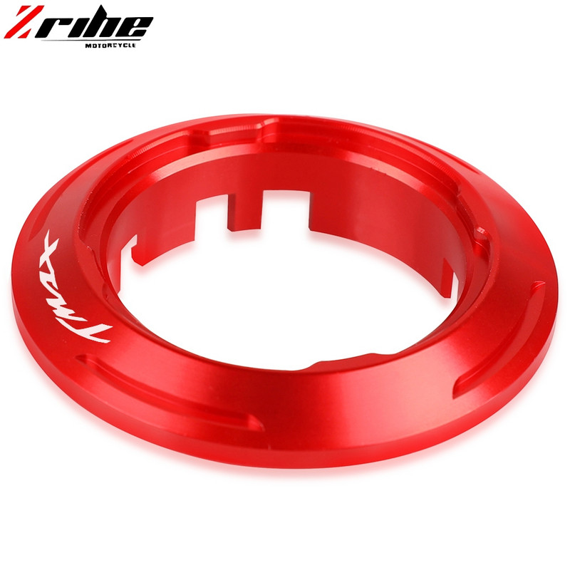 Αξεσουάρ μοτοσυκλέτας CNC Αλουμίνιο Ignition Key Switch Protector Ring For Yamaha TMAX TMAX530 TMAX 530 T-MAX 530 2013 2014 2015