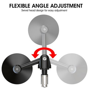 2 бр./чифт мотоциклетни огледала за обратно виждане, кръгли 7/8\