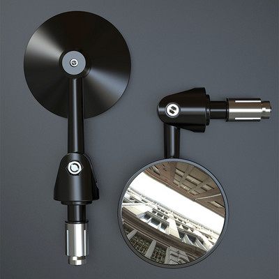 2db/pár motorkerékpár visszapillantó tükrök kerek 7/8"-os kormányvég, összecsukható motoros oldal Cafe Racerhez, új univerzális 2022-es autó